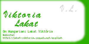 viktoria lakat business card