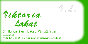 viktoria lakat business card